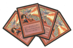 4 PYROBLAST Ice Age NM- Magic Era Glacial Ingles x4 MTG - Image 1