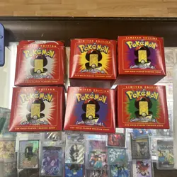 1 Full Set! - 1999 Pokemon Red 23k Gold Plated Trading Card Burger King - Image 2