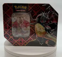 Pokemon TCG Scarlet & Violet Paldean Fates Charizard ex Tin SEALED - Image 1