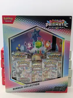 Lot (5) Pokemon SV8.5 Prismatic Evolutions Binder Collection Box Factory Sealed - Image 2