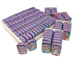 Lot of (123) Pokemon TCG Mega Evolutions Heroes Mini Tin Factory Sealed - Image 1