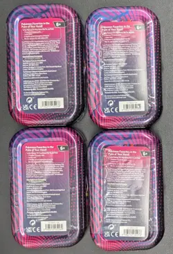 Lot of (123) Pokemon TCG Mega Evolutions Heroes Mini Tin Factory Sealed - Image 3