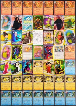 4500+ HUGE TCG Pokemon HOLO Charizard 2025 Topps Chrome Disney Marvel MTG LOT! - Image 3