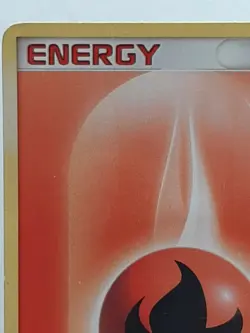 Fire Energy 124/130 Pokemon Diamond & Pearl Damaged Used See Pictures - Image 2