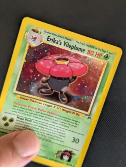 2000 Pokemon Gym Heroes Erika’s Vileplume Holo Rare 5/132 WOTC Mint - Image 2