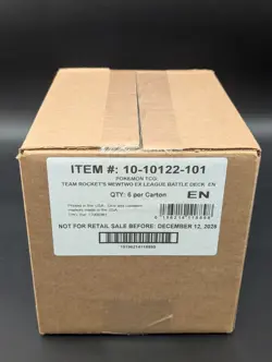 Pokemon Team Rocket's Mewtwo ex League Battle 6-Deck Case Sealed - Image 1
