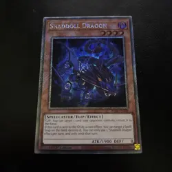 Shaddoll Dragon Platinum Secret Rare Card RA04-EN228 1st Edition Yu-Gi-Oh! - Image 1
