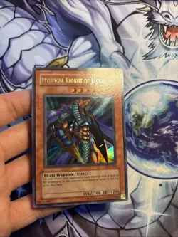 MYSTICAL KNIGHT OF JACKAL 1996 PGD-069 YUGIOH CARD Unlimited LP/MP (WNU) - Image 2