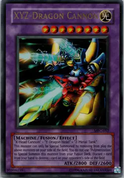 Yugioh XYZ-Dragon Cannon MFC-052 Ultra Rare NM - Image 1