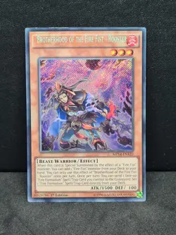 Yugioh Brotherhood Of The Fire Fist Rooster MP14-EN120 Secret 1st Edition VLP - Image 1