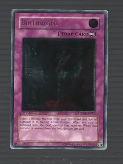 Yugioh Birthright STON-EN057 Ultimate Rare 1st Edition NM - Image 1