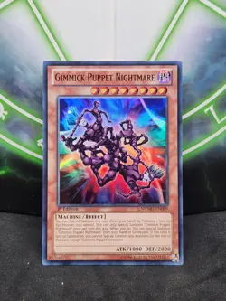 Yugioh Gimmick Puppet Nightmare NUMH-EN009 Ultra Rare 1st Edition VLP - Image 1