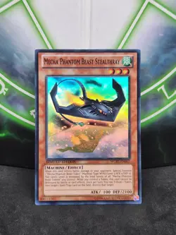 Yugioh Mecha Phantom Beast Stealthray WGRT-EN062 Super Rare NM - Image 1