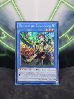 Yugioh Nekroz of Clausolas THSF-EN013 Secret Rare 1st Edition LP - Image 1
