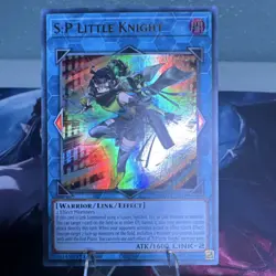 Yu-Gi-Oh! S:P Little Knight 1st Edition Holo Link/Effect Warrior Konami RA03-EN. - Image 1