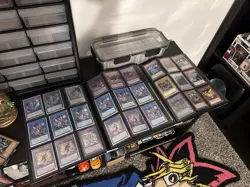 HUGE Yugioh Binder Collection Lot - 573 HOLO/FOILS (Binders Included) - Image 1