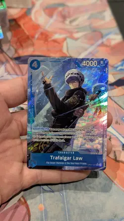 One Piece Card Game 500 Years in the Future OP07-047 Trafalgar Law Alt Art NM/M - Image 1