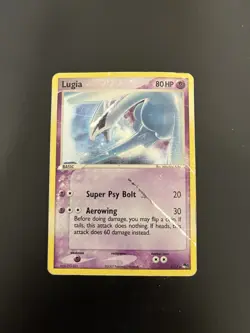 Lugia 2/17 2007 Pop Series 5 Pokemon Card TCG Promo Holo Rare Exclusive - HP/DMG - Image 1