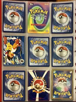 Vintage Pokemon Card Collection - No Binder Lot 5 Pages - Holo - Modern LP/NM - Image 4