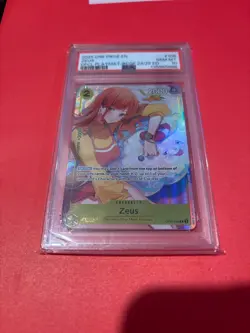 2025 ONE PIECE OFFICIAL ENGLISH BANDAI CARD GAMES FEST 24 PROMO #106 ZEUS PSA 10 - Image 2