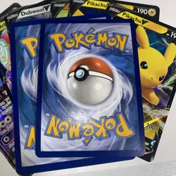 8x Jumbo Pokemon Cards - Lance’s Charizard V, Pikachu V, Dragonite Ex, & More. - Image 5