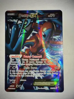 Deoxys EX Team Plasma Full Art Holo Ultra Rare Card 111/116 Plasma Freeze - Image 1