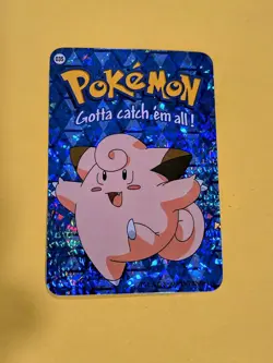 Clefairy #035 2000 Pokemon Vending Prism Holo Sticker Card - Image 1