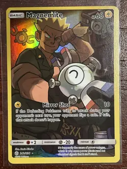 Magnemite - 242/236 - Pokemon Cosmic Eclipse Sun & Moon Secret Rare Card NM - Image 1