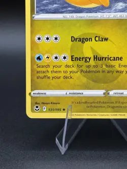 2022 Pokemon Dragonite 131/195 Prize Pack Series Cards Regular- PK1 - Image 3