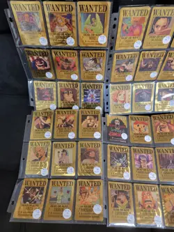 One Piece Anime Collectable Trading Cards (54) Original Wanted Poster Cards Set - Image 3