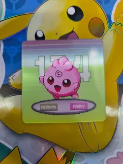Igglybuff Pokemon 3D Lenticular card - Image 1