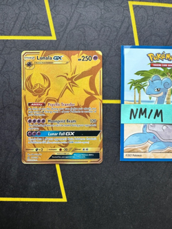 Pokemon Card Lunala GX Sun & Moon Ultra Prism Secret Rare 172/156 302 💎NM💎 - Image 1