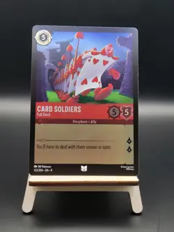 Card Soldiers - Full Deck - 122/204 - #122 - Uncommon Cold Foil - Lorcana Fabled - Image 1