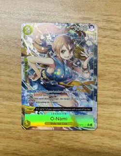 One Piece O-Nami SP Alternative Art Card OP06-101 English NM Condition - Image 1