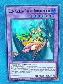 YuGiOh Cards - Dark Magician Girl the Dragon Knight - DLCS-EN006 **Near Mint** - Image 1