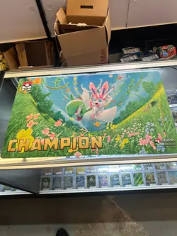 Sylveon & Gardevoir Playmat Pokemon card game TCG Champion - Image 1