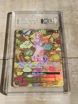 One Piece Emperors In The New World ALT Art Nami Foil Card OP08-106 TAG 10 - Image 2