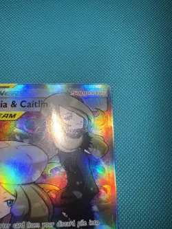Pokemon TCG Cynthia & Caitlin Full Art Holo Card 228/236 Sm-Cosmic Eclipse - Image 3