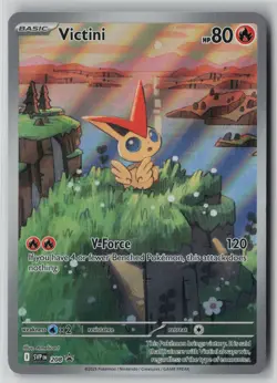 Victini 208 Pokemon Scarlet & Violet Promo Card Near Mint (NM)2 - Image 1