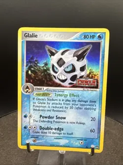 Glalie 30/108 EX Power Keepers Reverse Holo Foil Stamped Pokemon Card - Image 1