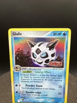 Glalie 30/108 EX Power Keepers Reverse Holo Foil Stamped Pokemon Card - Image 2