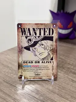 Sabo OP13-120 SP Wanted Poster Alternate Art One Piece Card English OP-13 - Image 1