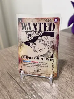 Sabo OP13-120 SP Wanted Poster Alternate Art One Piece Card English OP-13 - Image 3