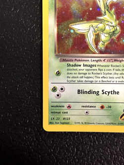 Pokemon TCG Cards Rocket's Scyther 13/132 Gym Heroes Holo Rare. - Image 5