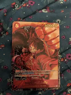 One Piece Monkey.D.Luffy ST01-012 Rush 5 Cost 6000 Power Character Card - Image 1