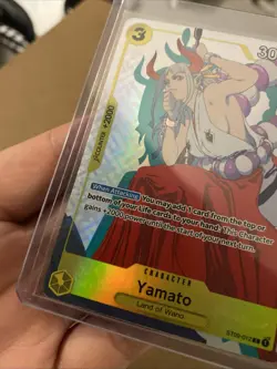 One Piece Card Game English Carte Holo Yamato ST09-012 Fr Mint - Image 2