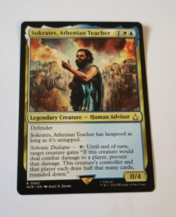 MtG Sokrates, Athenian Teacher (ACR-0067) Rare English MINT - Image 1