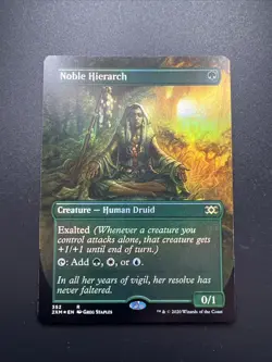 Noble Hierarch (Borderless) Double Masters Foil - Image 1