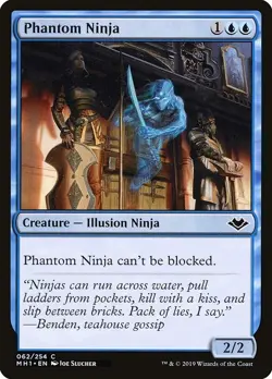 Phantom Ninja , Modern Horizons , #62 MTG Common - Image 1