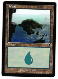 Magic_the_gathering Odyssey Island (335) #335 2001,MTG,LP Land - Image 1